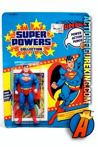 Vintage Kenner Super Powers Superman Action Figure
