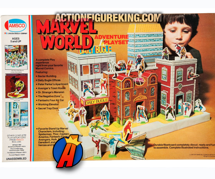 1975 Amsco Marvel World Adventure Playset