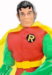 Retro 8 Inch Mego Robin Action Figure With Removable Mask
