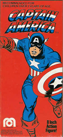 Mego Captain America Box Artwork