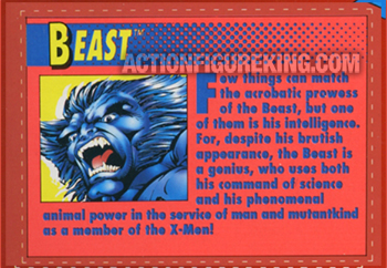 Beast – X-Men Deluxe 10-Inch Action Figure Collector Card