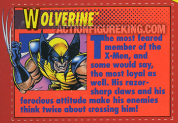 Wolverine – X-Men Deluxe 10-Inch Action Figure Collector Card