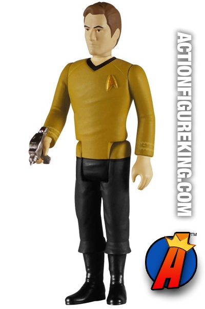 Funko Reaction retro-style Star Trek Captain Kirk figure.