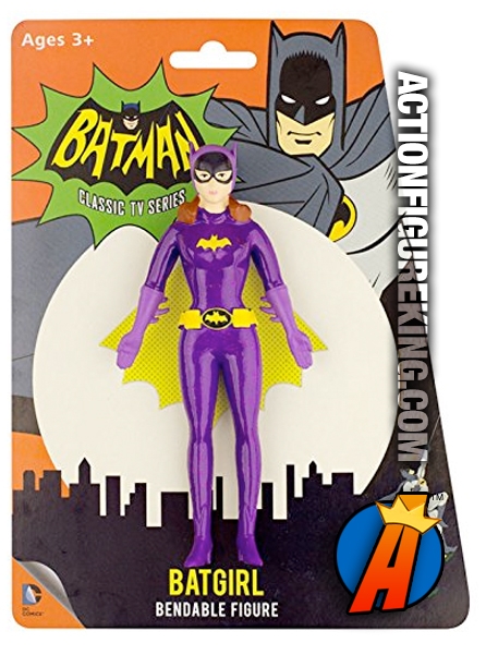 BATMAN Classic TV Series BATGIRL Bendable Figure
