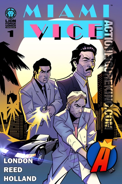 Incredible art from the brand new Miami VIce digital comic series. 