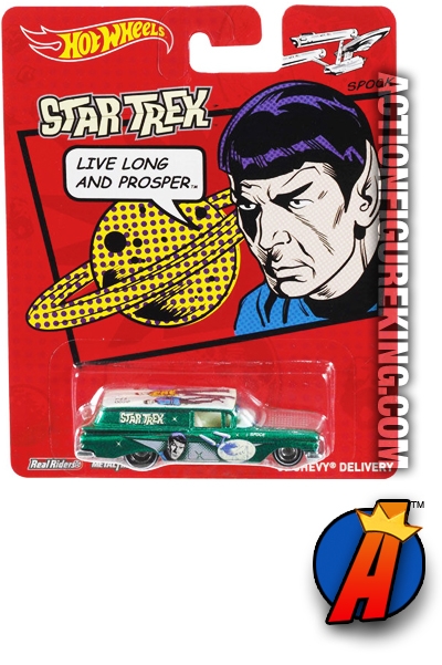 HOT WHEELS 2013 STAR TREK Pop Culture Mr. Spock Die-Cast Vehicle