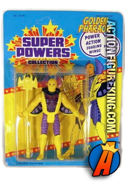 Vintage Kenner Super Powers Golden Pharaoh Action Figure
