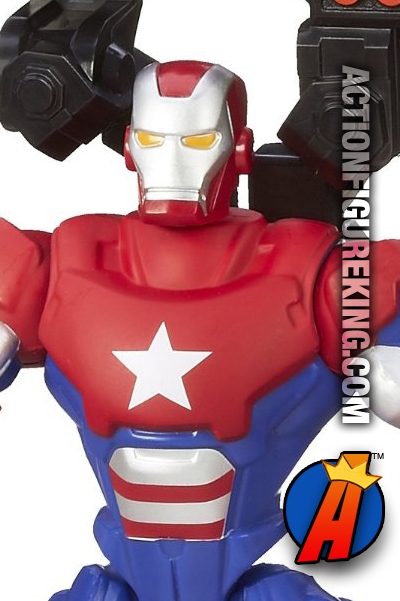 Marvel Super Hero Mashers 6-Inch Iron Patriot Action Figure