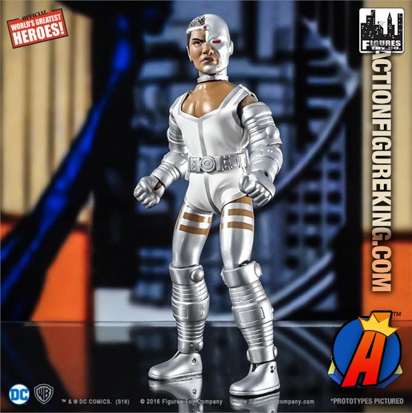 Mego-style 8-Inch Scale New Teen Titans CYBORG Action Figure