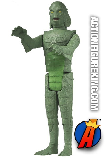 Funko Reaction retro-style Universal Monsters The Creature from the Black Lagoon action figure.