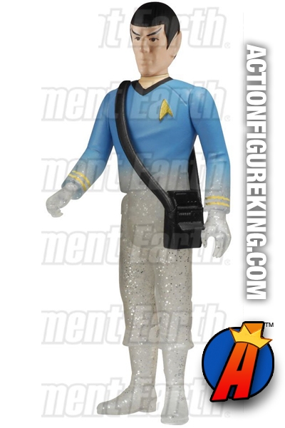 Exclusive Entertainment Earth variant Mr. Spock figure.