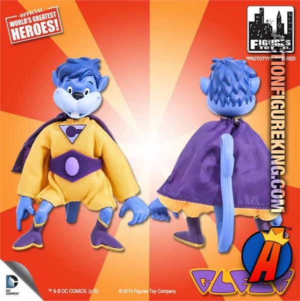 SUPER FRIENDS animated series 8-inch Wonder Twins GLEEK action figure