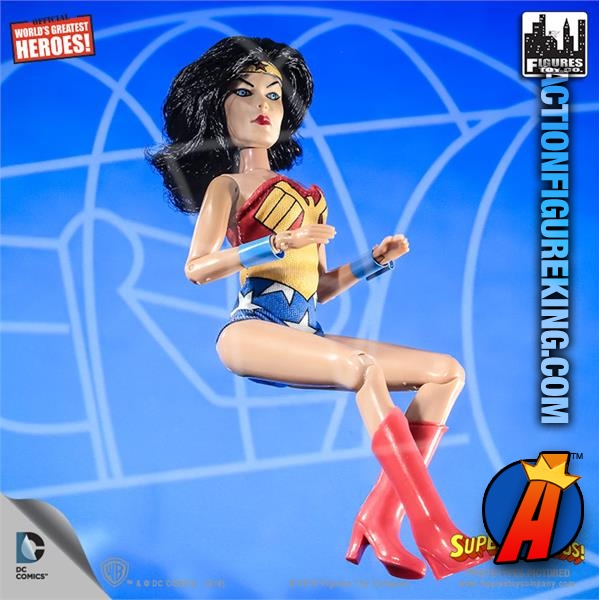 SUPER FRIENDS animated series 8-inch WONDER WOMAN action figure