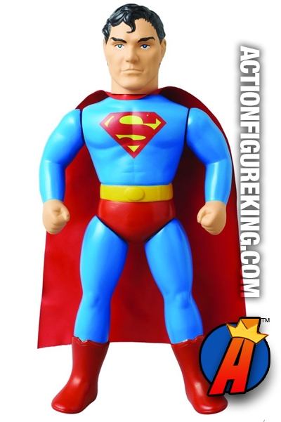 DC COMICS Retro SOFUBI 10-Inch Scale SUPERMAN vinyl figure from Medicom