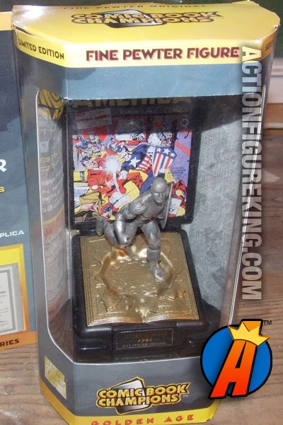 Limited Edition Golden Age Captain America Pewter Figure