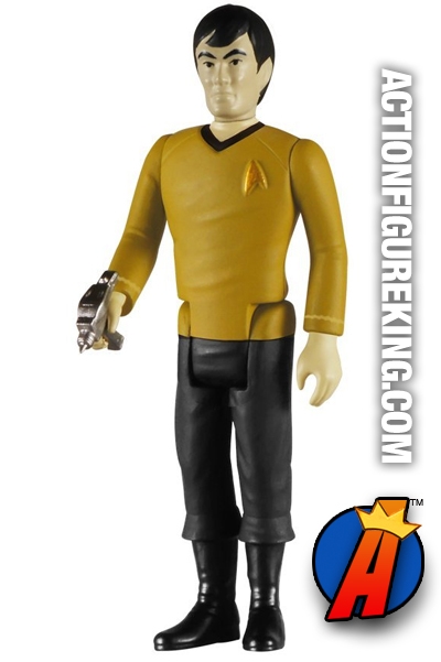 Funko Reaction retro-style Star Trek Sulu figure.