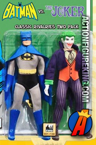 8-Inch Retro-Cloth Batman versus Joker Action Figures from Figures Toy Company