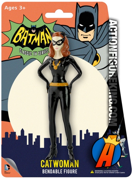 BATMAN Classic TV Series CATWOMAN Bendable Figure