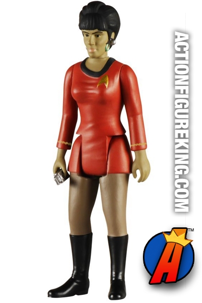 Funko Reaction retro-style Star Trek Uhura figure.