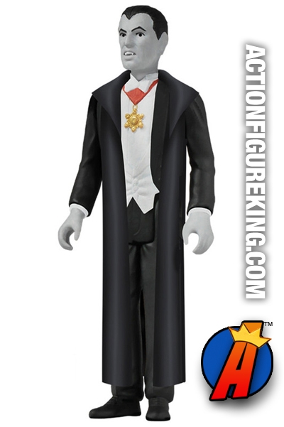 Funko Reaction retro-style Universal Monsters Count Dracula action figure.