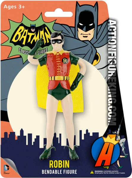 BATMAN Classic TV Series ROBIN Bendable Figure