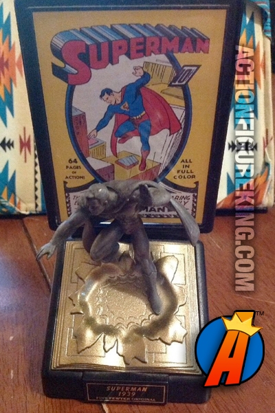 Limited Edition Golden Age Superman Pewter Figure