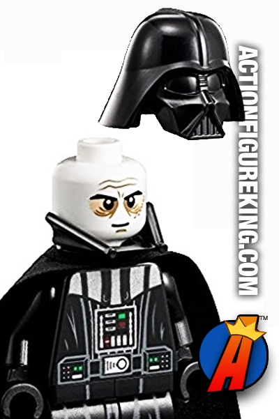 Lego Star Wars Darth Vader With Removable Helmet Minifigure - brawl stars lego figs