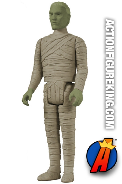 Funko Reaction retro-style Universal Monsters The Mummy action figure.