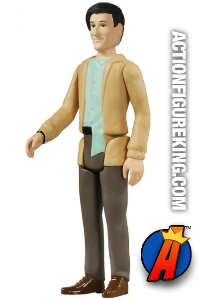 Funko Reaction retro-style Back to the Future George McFly action figure.