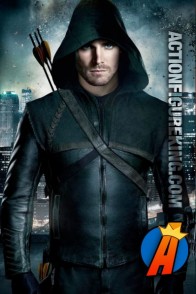 Stephen Amell as Green Arrow on the CW series.