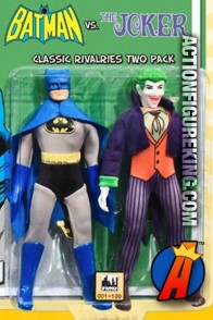 DC Superheroes Retro Cloth 8-Inch Figures Two-Pack of Batman versus Joker from Figures Toy Company.