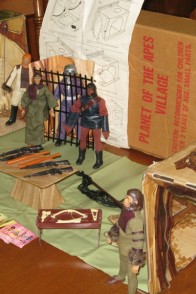 Mego Planet of the Apes Village playset.