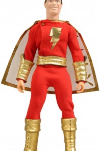 Mattel 8 Inch Shazam! Action Figure with removable fabric outfit.