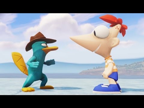 AGENT P VS PHINEAS - EPIC FIGHT - Disney Infinity