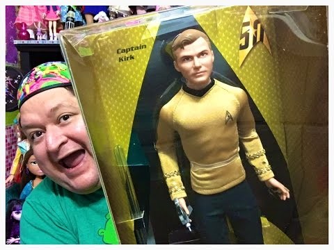 Star Trek Captain Kirk Barbie Collector Black Label Doll✨